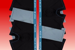 Fruit of the Loom Boxer Briefs (6-count) black and gray