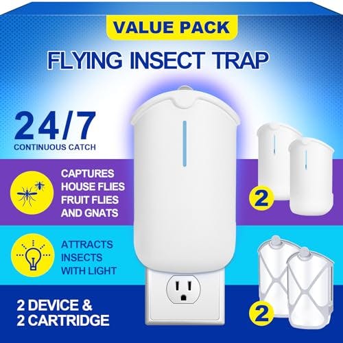 2 Flying Insect Traps