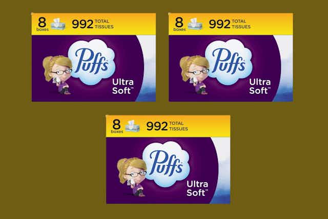 Get 24 Boxes of Puffs Facial Tissue for $30 on Amazon card image