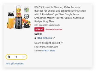 KOIOS Smoothie Blender