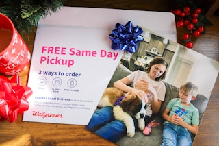 walgreens photo envelope next to photo