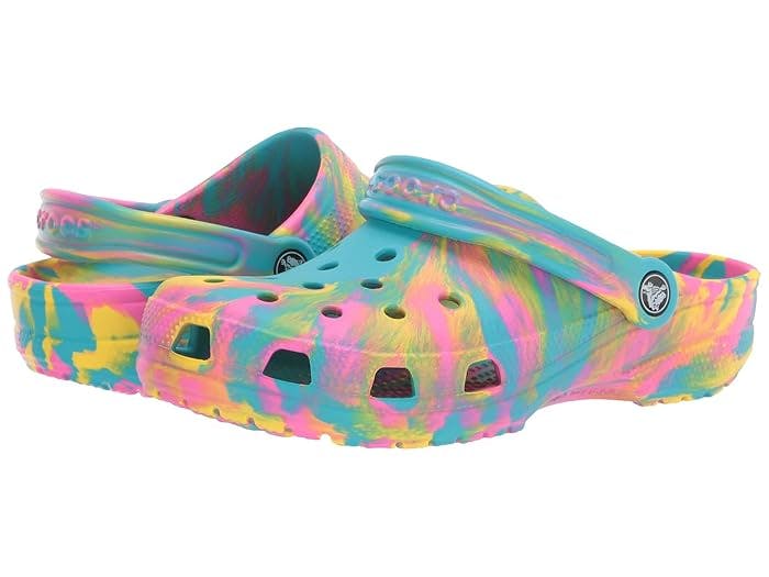 Kids' Classic Marbled Tie-Dye Clogs