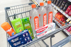 walgreens groceries in shopping cart