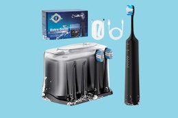 Electric Toothbrush and Water Flosser, Now $13.99 on Amazon card image