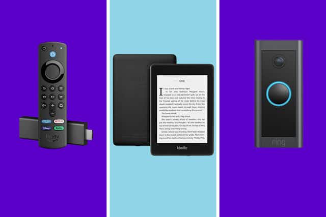 Amazon Device Sale: $15 Ring Doorbell, $18 Fire Stick, and More With Prime card image