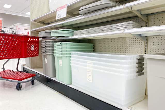 Brightroom Latching Storage Bins on Sale for as Low as $4.56 at Target card image