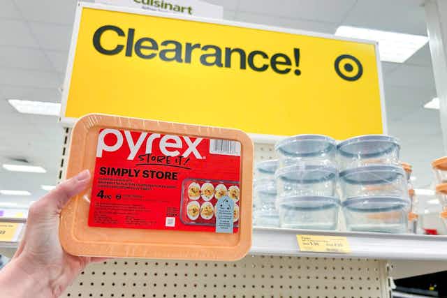 Pyrex Glass Storage Clearance — Sets Starting at $4.74 at Target card image