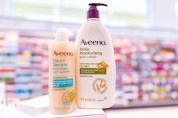 aveeno cleanser and lotion