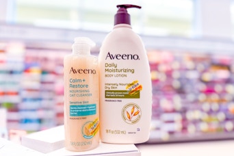 aveeno cleanser and lotion