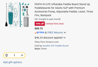 Paddle Board Discount