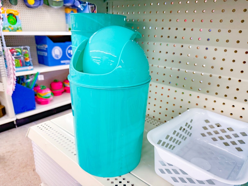 dollar tree tabletop wastebin