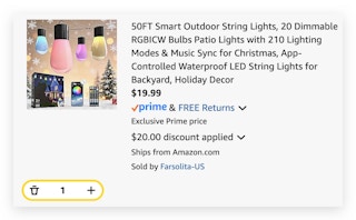 Smart Outdoor String Lights