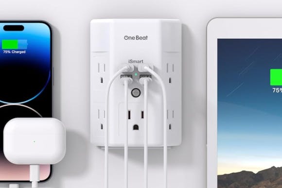 Wall-Mount Surge Protector With USB Ports, Now $6.99 on Amazon