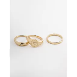 Time and Tru Goldtone Ring Set