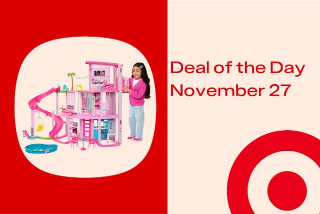 Target Deal of the Day: 30% Off Barbie — Barbie Dreamhouse, as Low as $120 card image