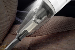 handheld vacuum with led light