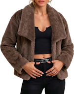 luvamia Women's Faux Fur Jacket