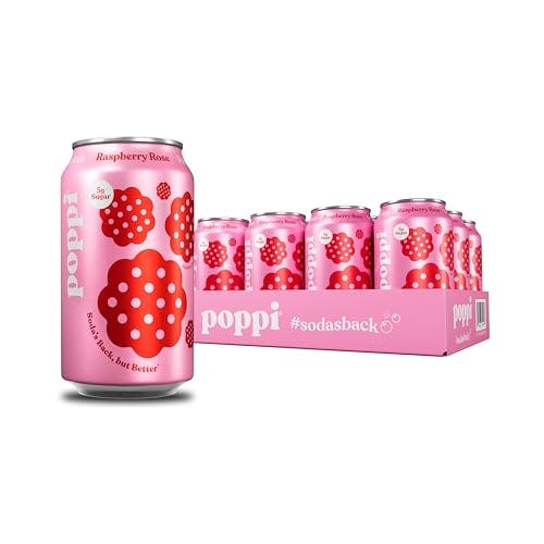 2 Poppi Prebiotic Soda 12-Pack