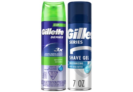 2 Gillette Shave Gels