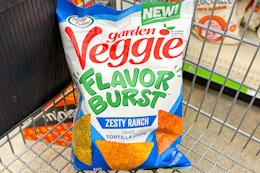 5 Free Bags Sensible Portions Flavor Burst Tortilla Chips at Kroger card image