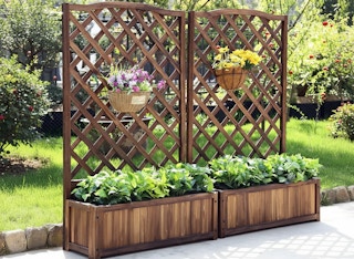 AliExpress Raised Garden Bed Trellis Planter, Large