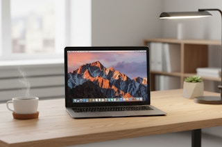 a refurbished apple macbook