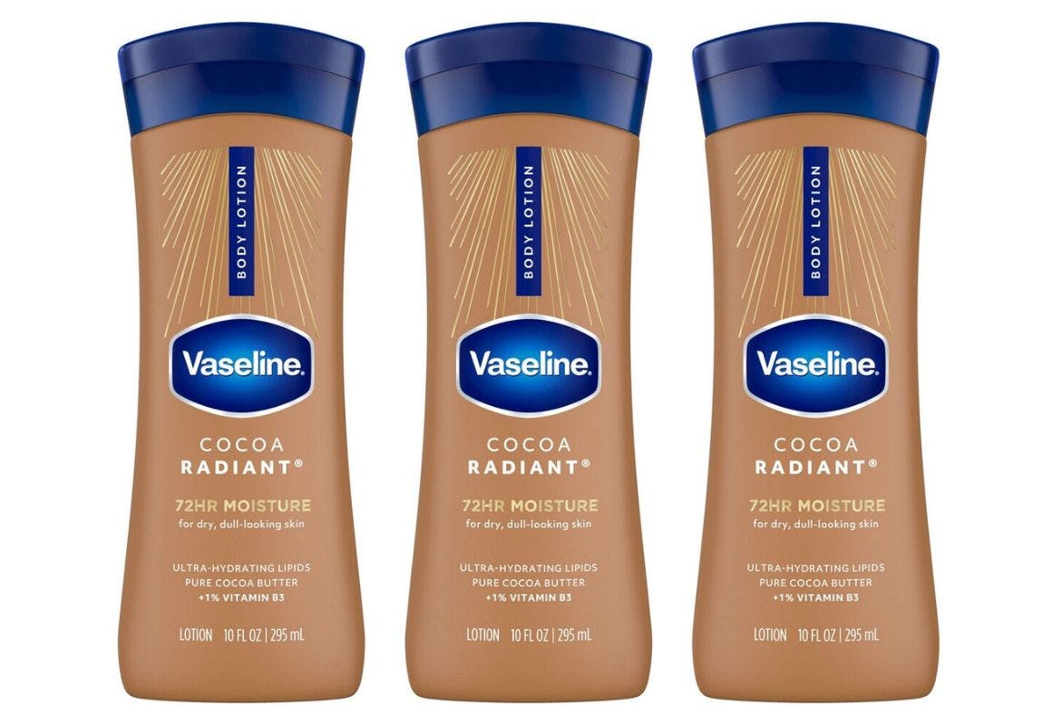 3 Vaseline Cocoa Radiant Lotions