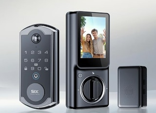 a keyless video door lock set