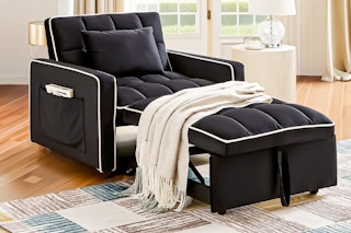 Lifesytle image of the Dinosisco 3-in-1 bed chair