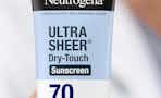 neutrogena sunscreen being held