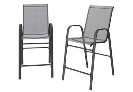 Room Essentials Patio Bar Chairs Set