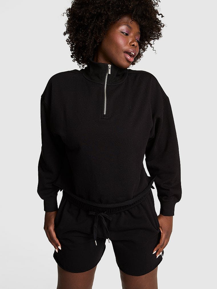 PINK Quarter-Zip Sweatshirt