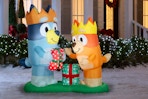 Lowe's Bluey Christmas inflatable