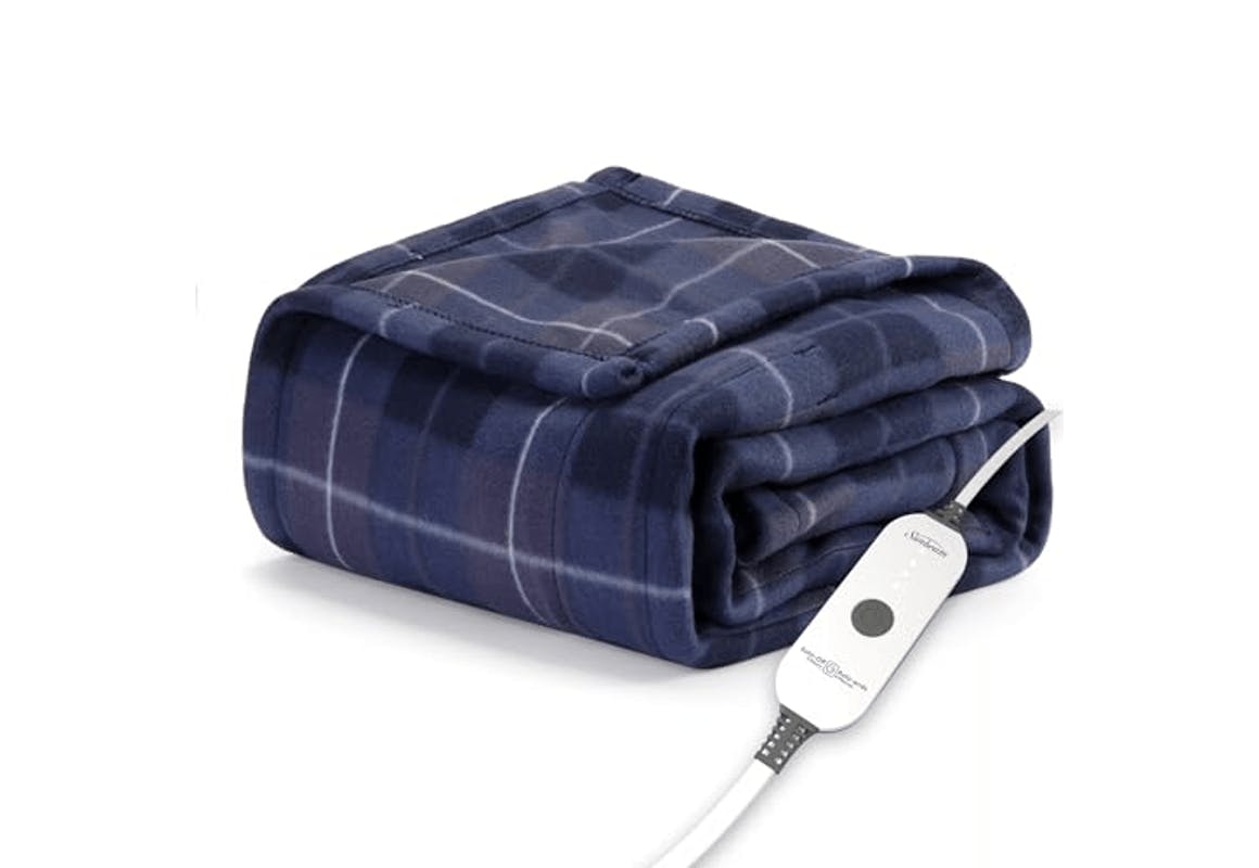 Sunbeam Ultra Plaid Heated Blanket