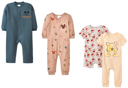3 Disney Bodysuits and Rompers