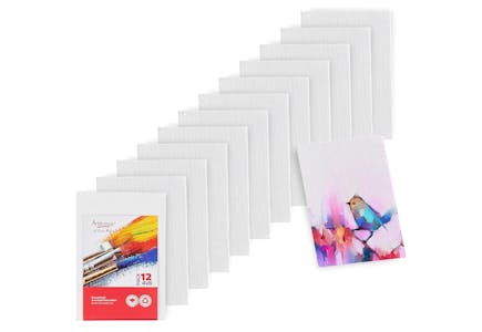 Art Canvases 12-Pack