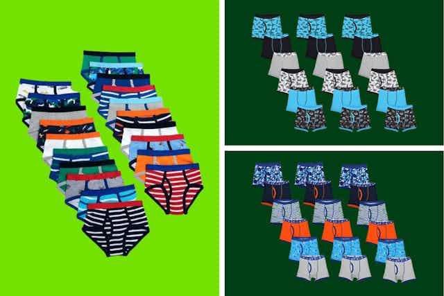 Toddler Underwear 18- and 20-Packs, Just $15 at Walmart card image