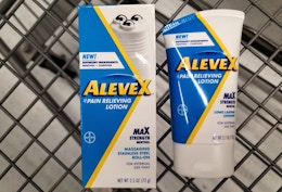 AleveX Pain Relieving Lotion, Only $2.49 at Kroger