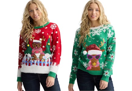 Women's Holiday Crewneck Sweater