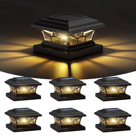 Solar Fence Post Cap Lights