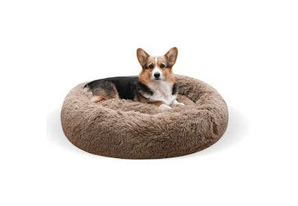 Fluffy Donut Dog Bed