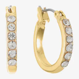 Crystal Small Hoop Earrings
