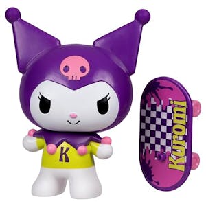 Kuromi Figure with Skateboard