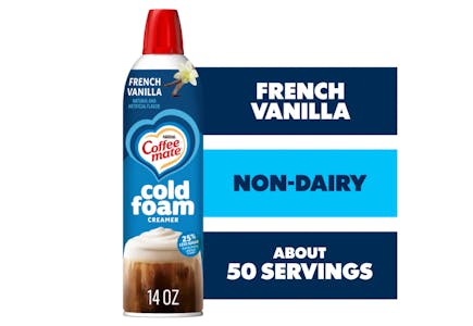 2 Coffee mate Cold Foam Cans