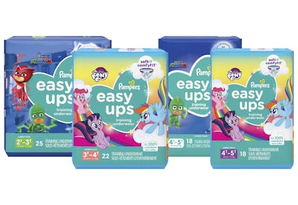 4 Pampers Easy Ups Training Pants