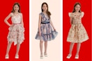 3 different styles of Kensie Girl dresses for kids