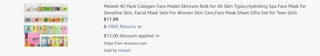 Amazon Collagen Face Masks 2025