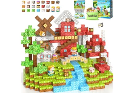 Magnetic Tile World Set