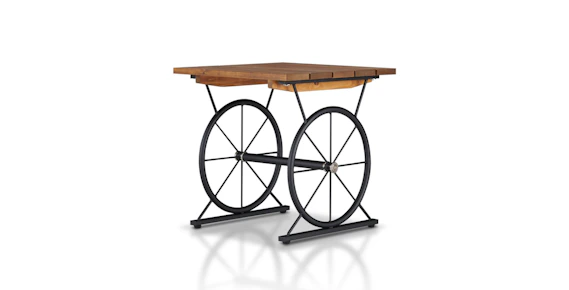 Dietrich Metal Wheel Side Table