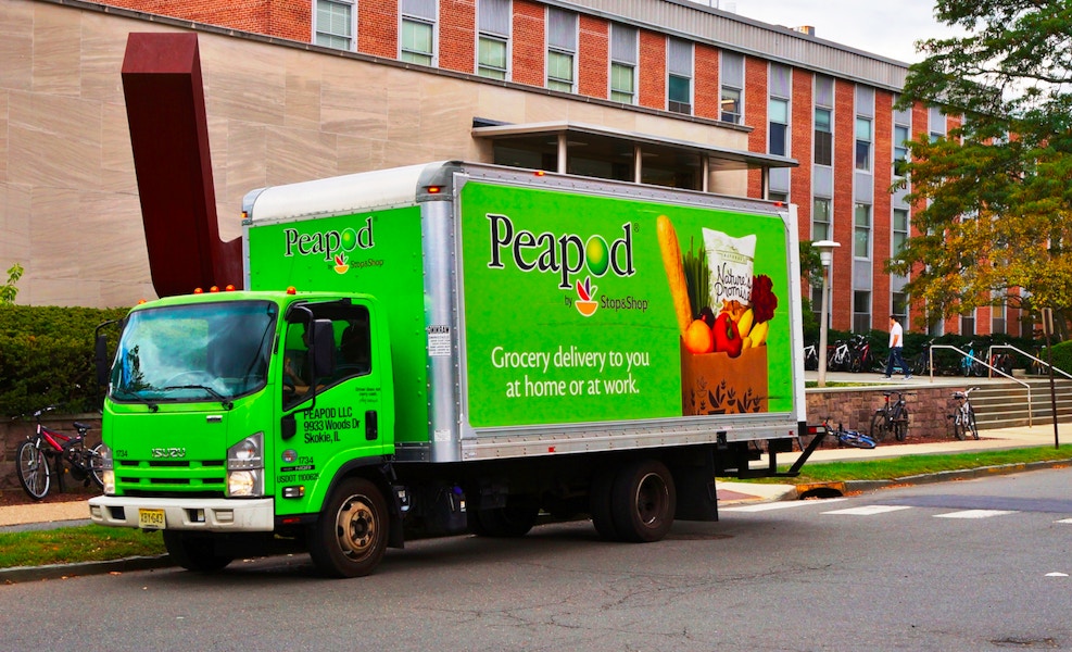 Stop & Shop Peapod Truck